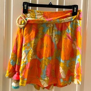 Trina Turk printed skort, size M